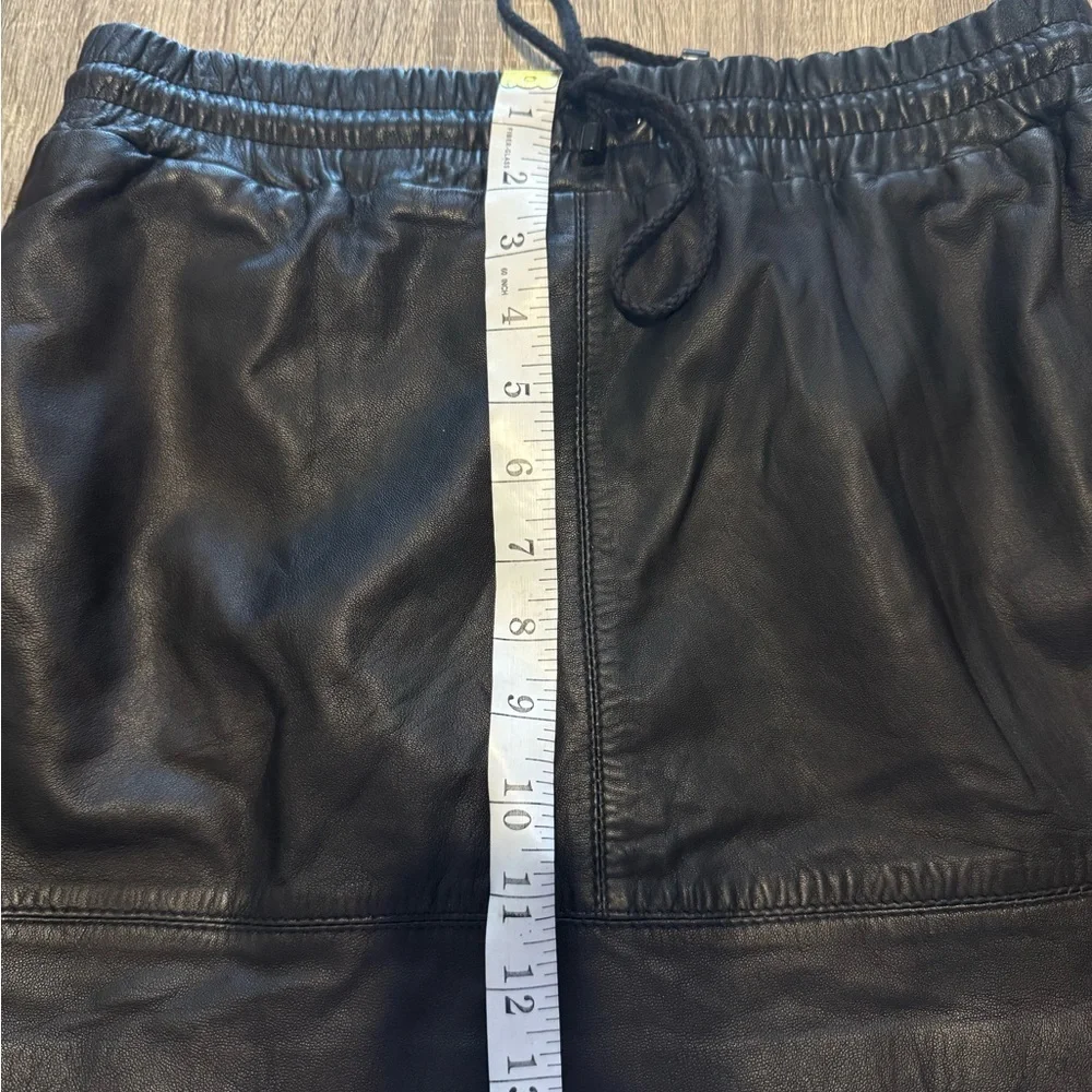MNG Black Leather Skirt - Picture 7 of 8